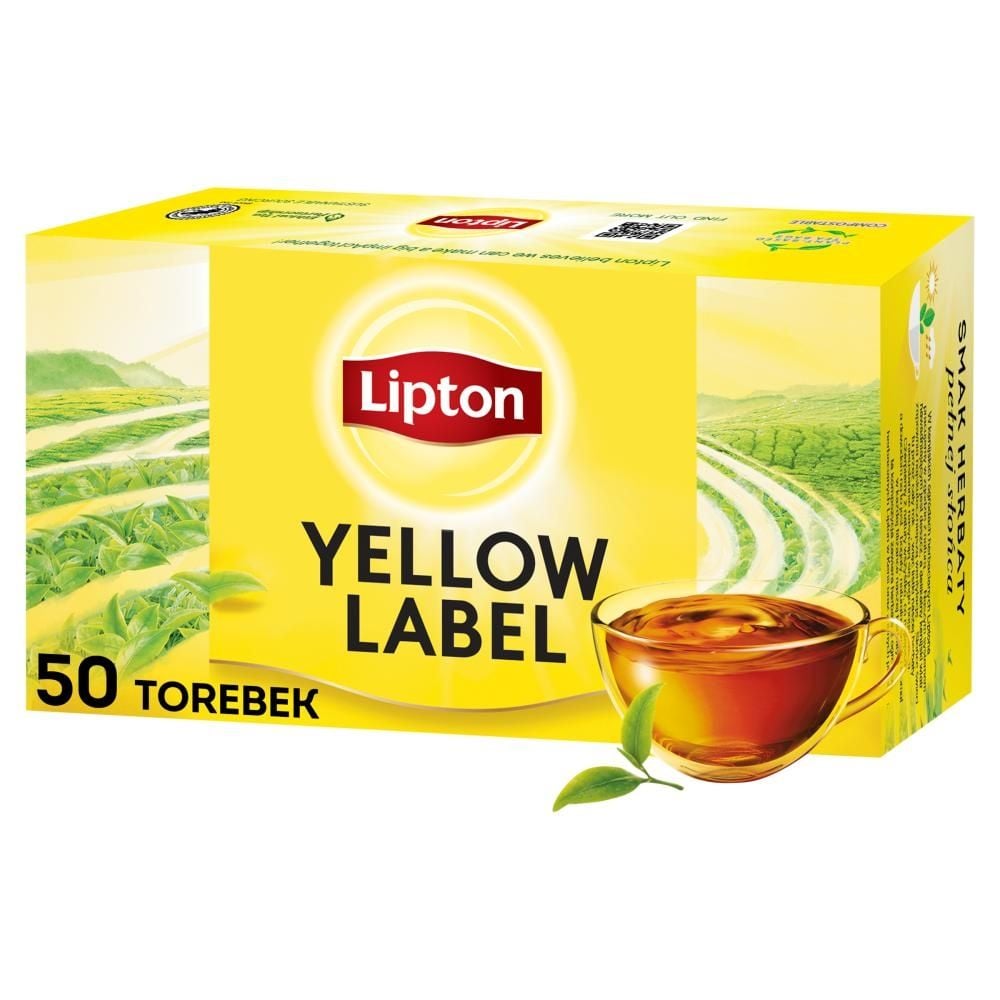 Lipton Yellow Label Herbata czarna 100 g (50 torebek)