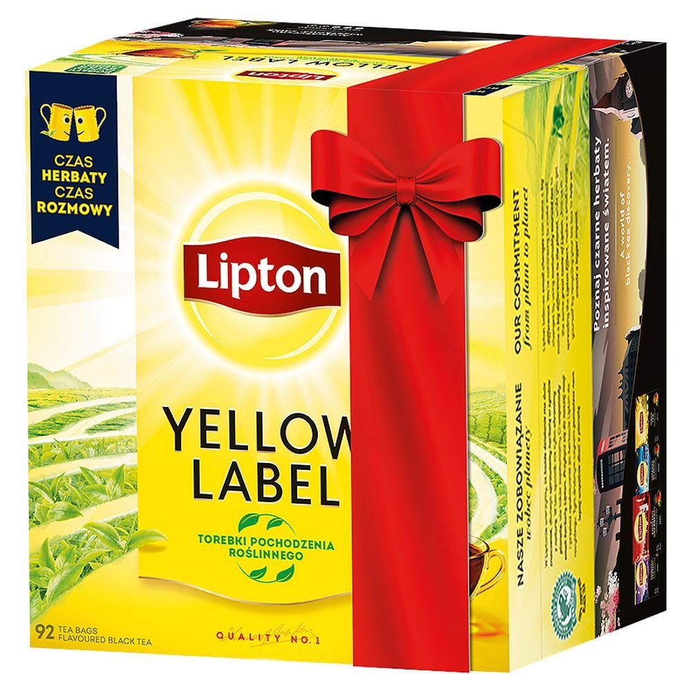 Lipton Zestaw herbat czarnych 184 g (92 torebki) i 138 g (92 torebki)