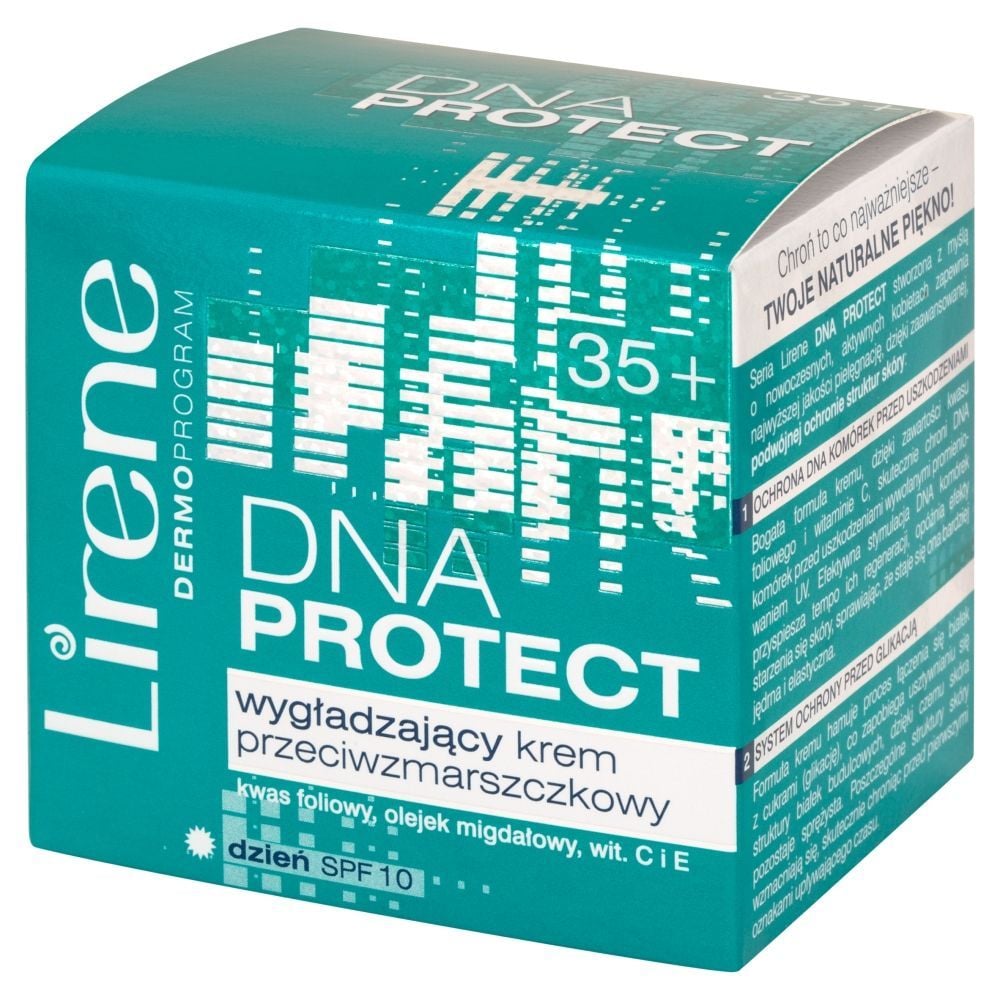 Lirene Dermoprogram 35+ DNA Protect Wygładzający krem przeciwzmarszczkowy na dzień 50 ml