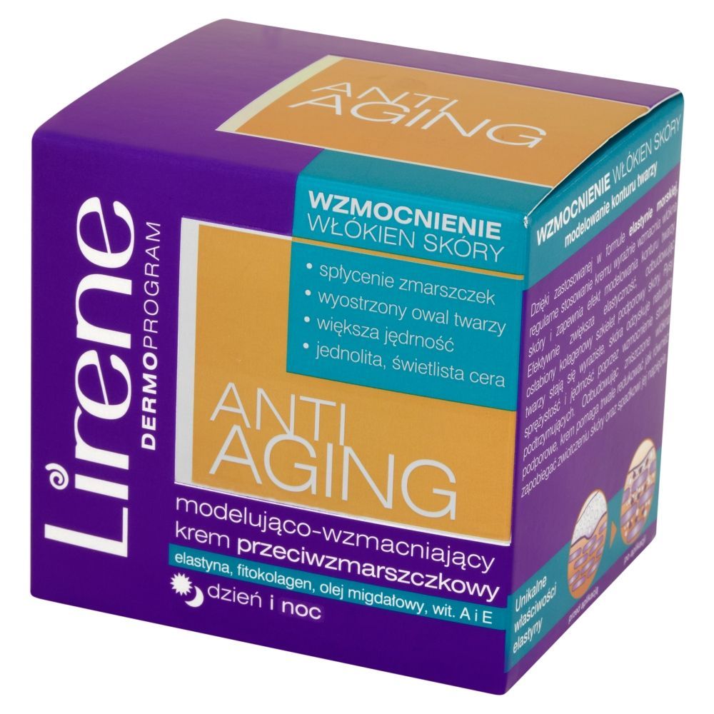 Lirene Dermoprogram Anti Aging Modelująco-wzmacniający krem przeciwzmarszczkowy na dzień i noc 50 ml