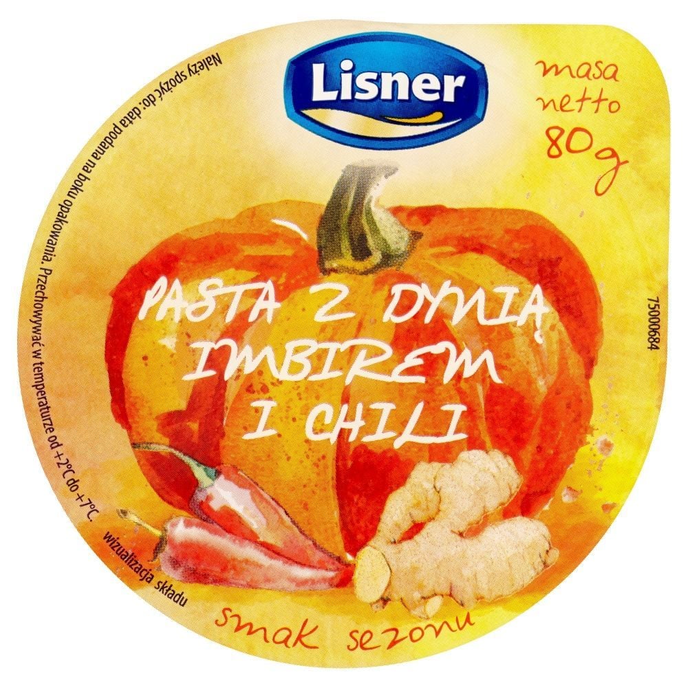 Lisner Pasta z dynią imbirem i chili 80 g