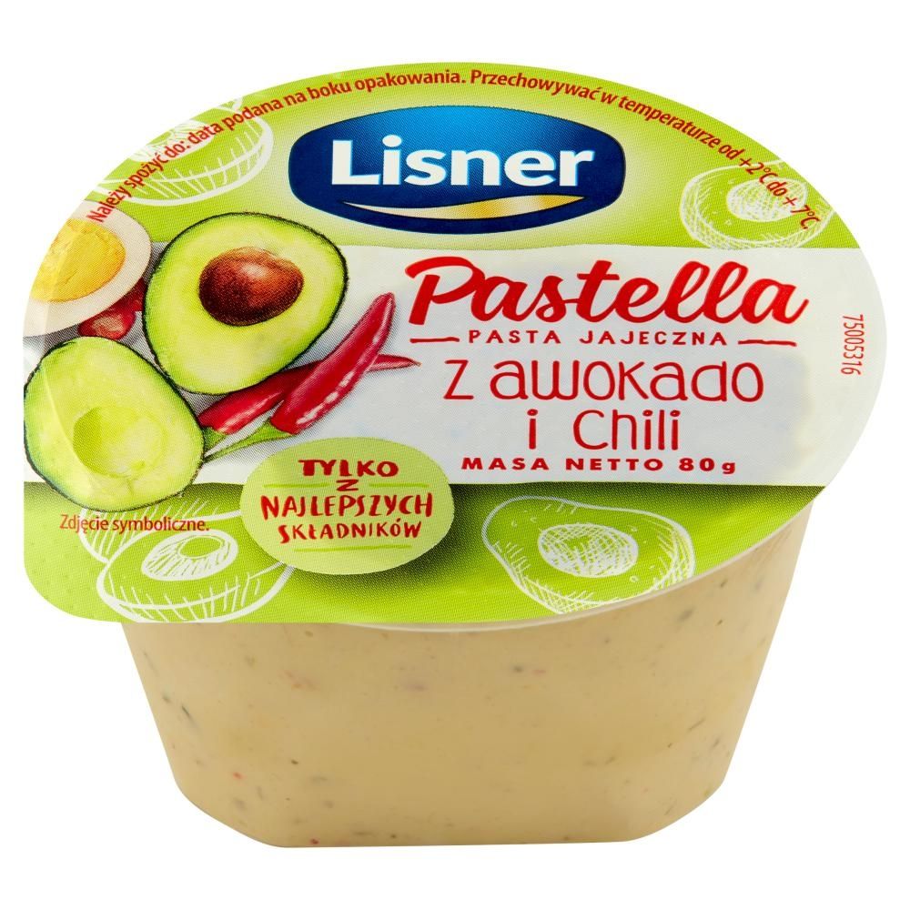 Lisner Pastella Pasta jajeczna z awokado i chili 80 g