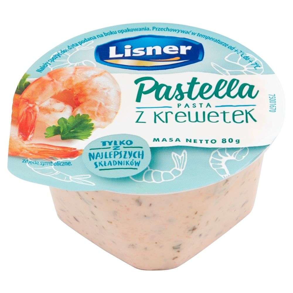 Lisner Pastella Pasta z krewetek 80 g Zakupy online z dostawą do domu