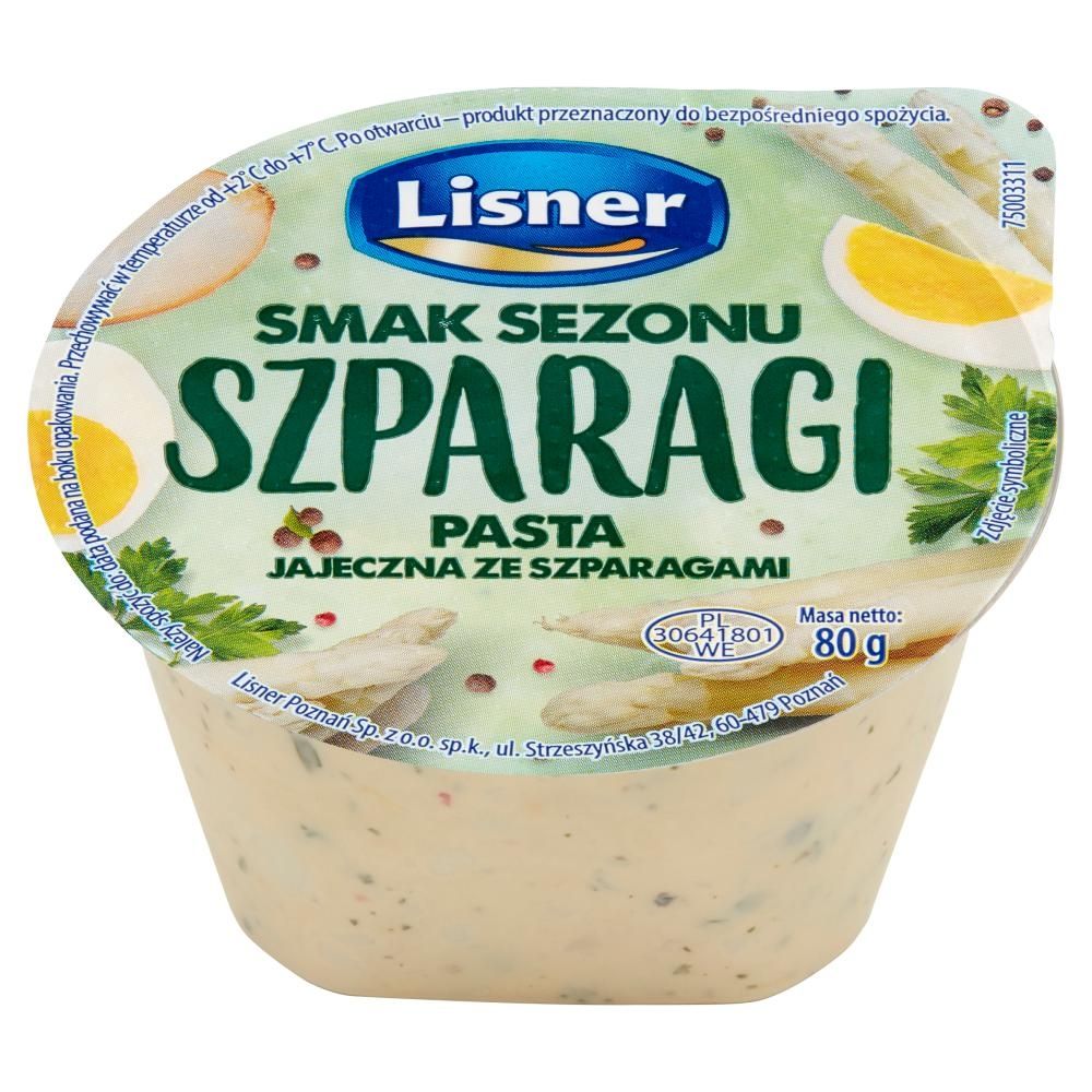 Lisner Smak Sezonu Pasta jajeczna ze szparagami 80 g