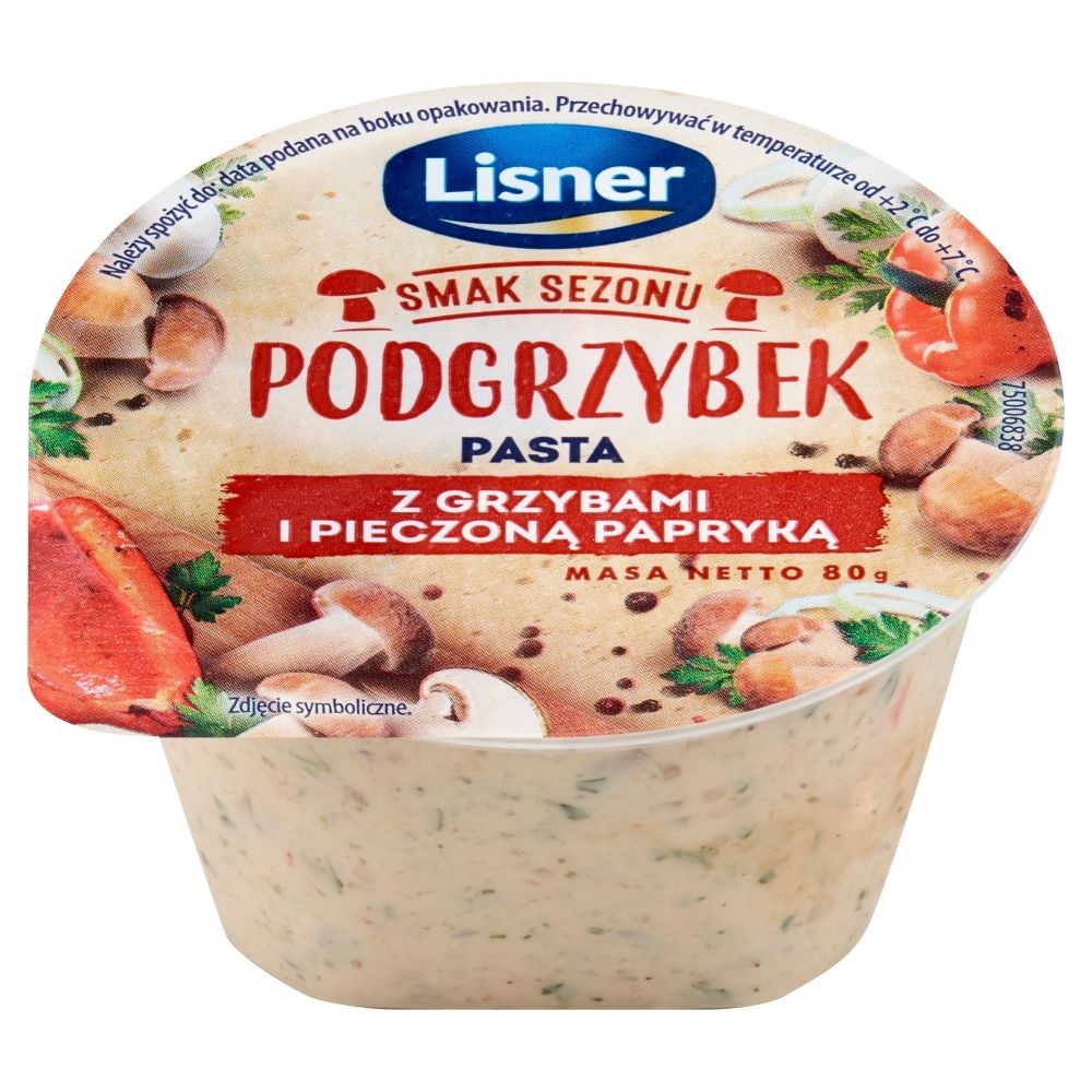 Lisner Smak Sezonu Pasta z grzybami i pieczoną papryką 80 g