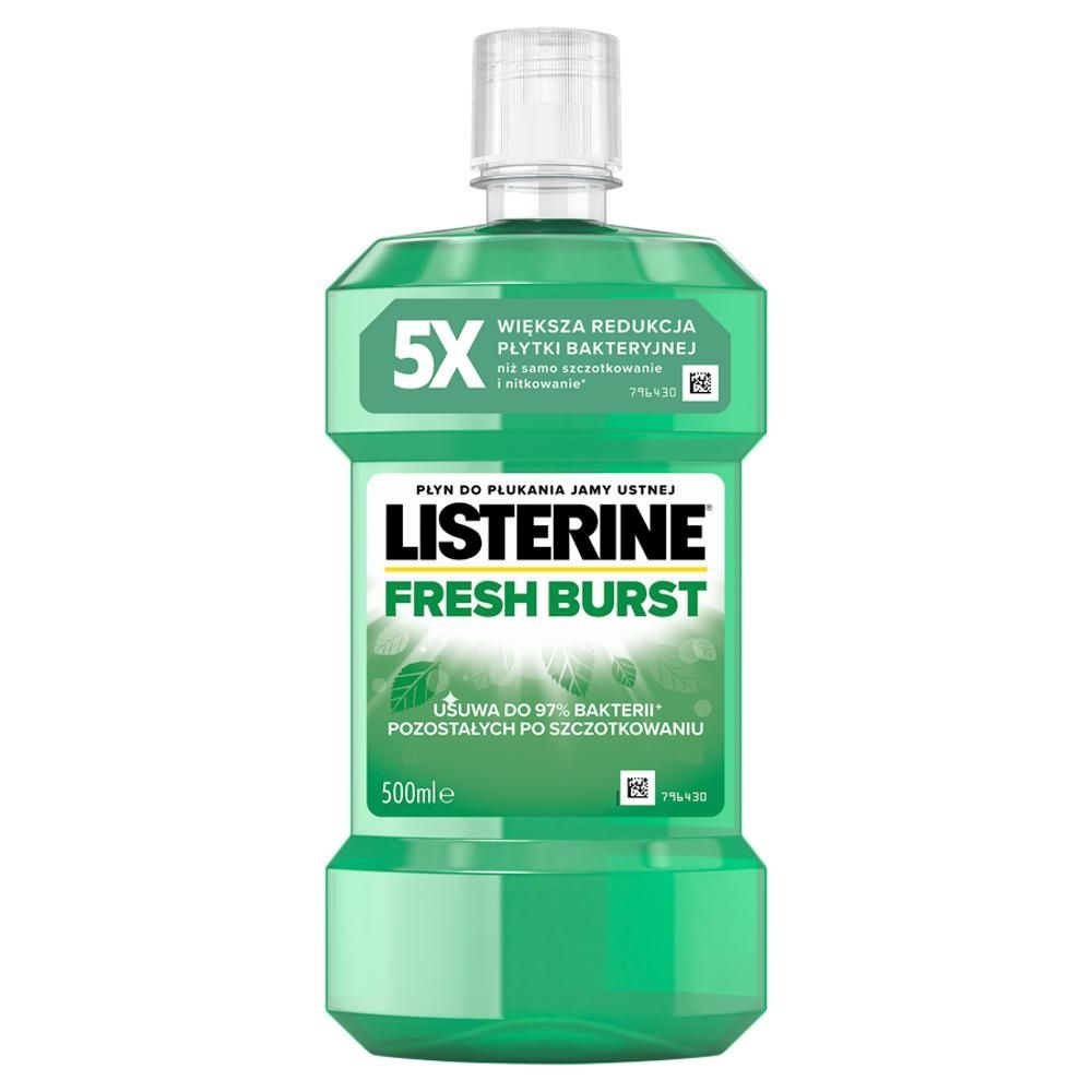 Listerine Fresh Burst Płyn do płukania jamy ustnej 500 ml