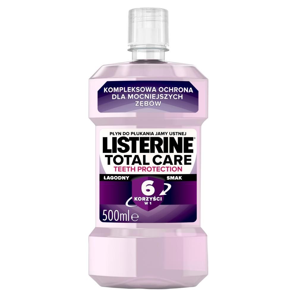 Listerine Total Care Teeth Protection Płyn do płukania jamy ustnej 500 ml