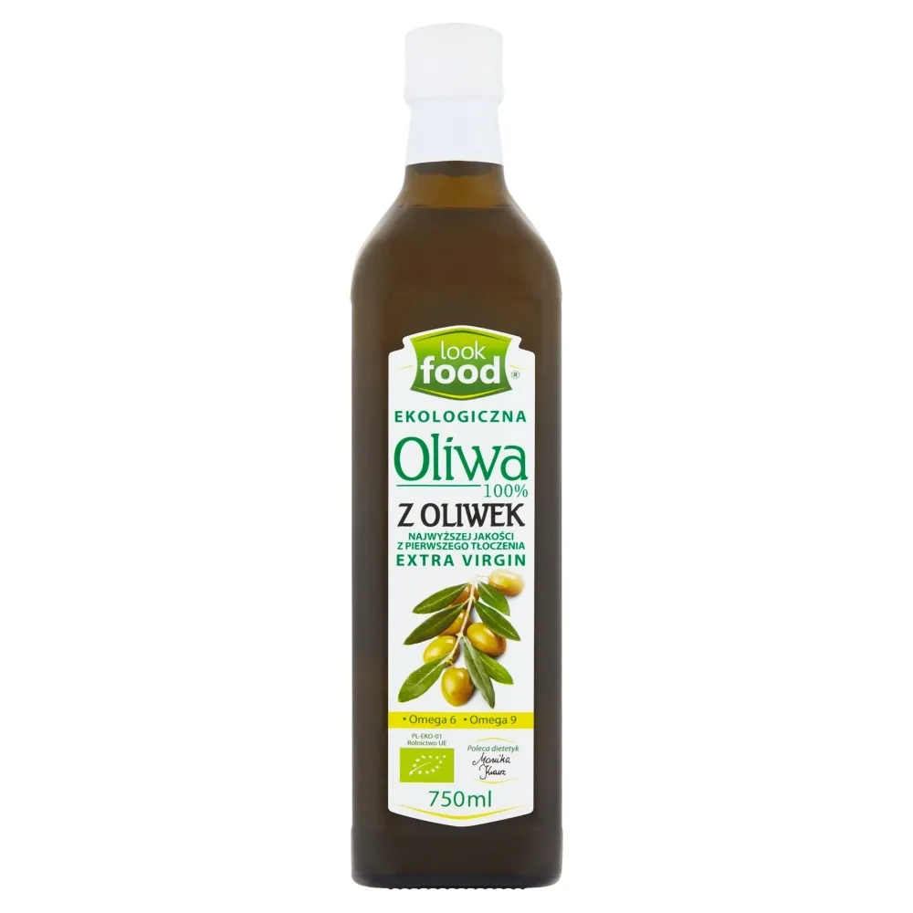 Look Food Ekologiczna oliwa 100% z oliwek extra virgin 750 ml