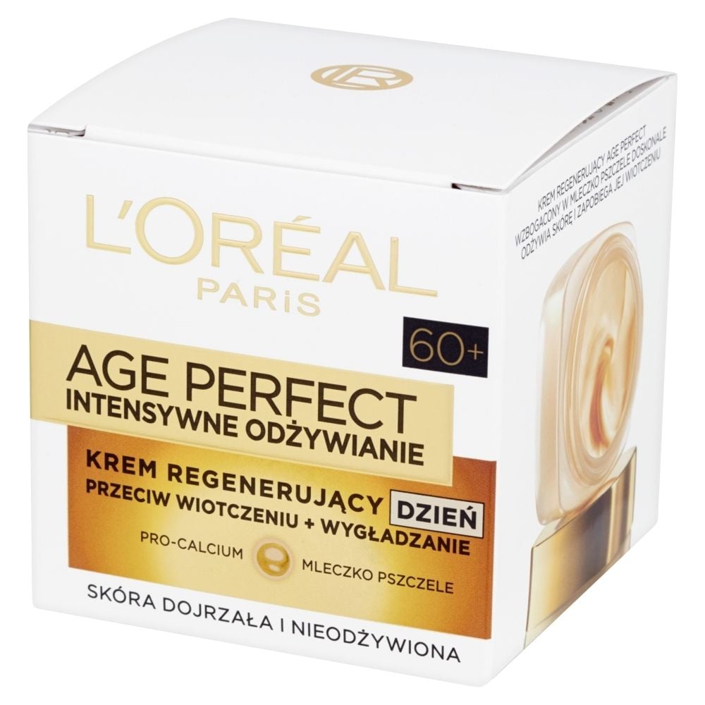 L'Oreal Paris Age Perfect Intensywne Odżywianie 60+ Krem regenerujący na dzień 50 ml