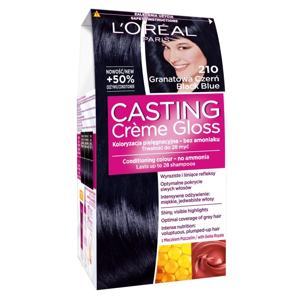 L'Oreal Paris Casting Creme Gloss Farba do włosów 210 granatowa czerń