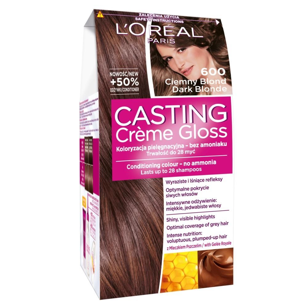 L'Oreal Paris Casting Creme Gloss Farba do włosów 600 ciemny blond