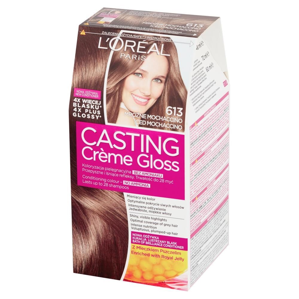 L'Oreal Paris Casting Creme Gloss Farba do włosów 613 mroźne mochaccino