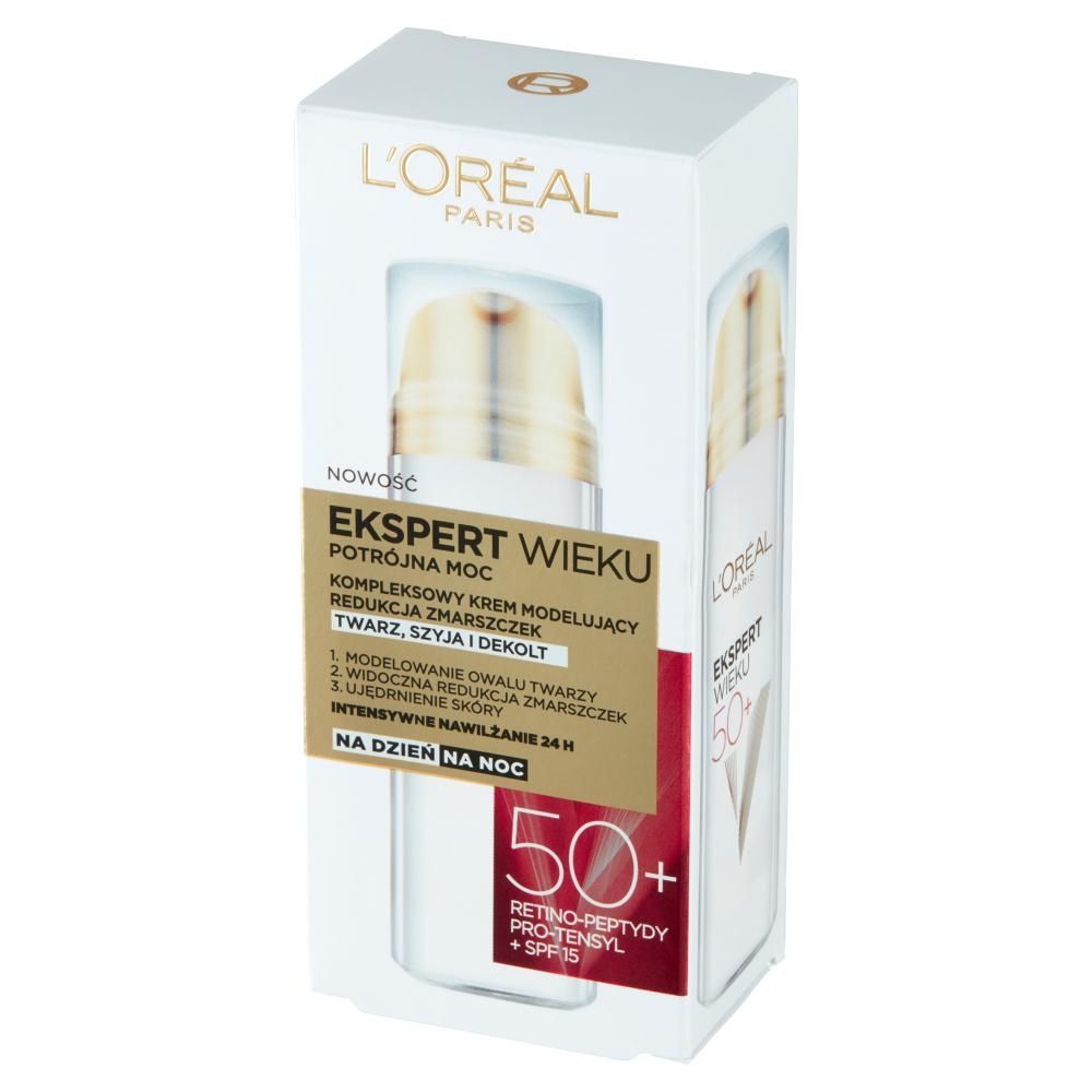 L'Oreal Paris Ekspert Wieku 50+ Kompleksowy krem modelujący 50 ml