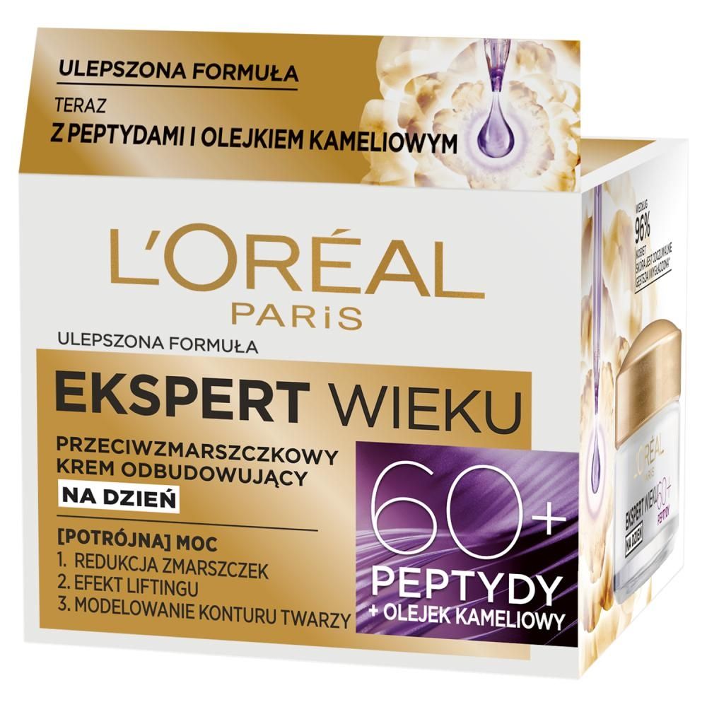 L'Oreal Paris Ekspert Wieku Przeciwzmarszczkowy krem odbudowujący na dzień 60+ 50 ml