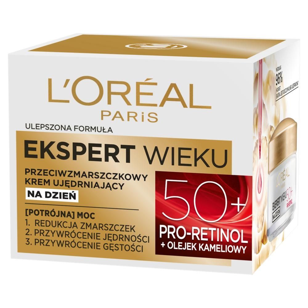 L'Oreal Paris Ekspert Wieku Przeciwzmarszczkowy krem ujędrniający na dzień 50+ 50 ml