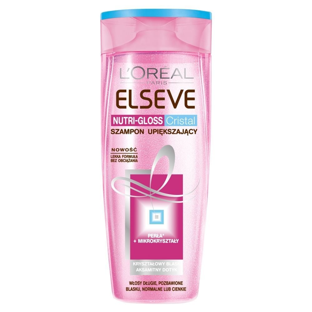 L'Oréal Paris Elsève Nutri-Gloss Cristal Szampon upiększający 400 ml