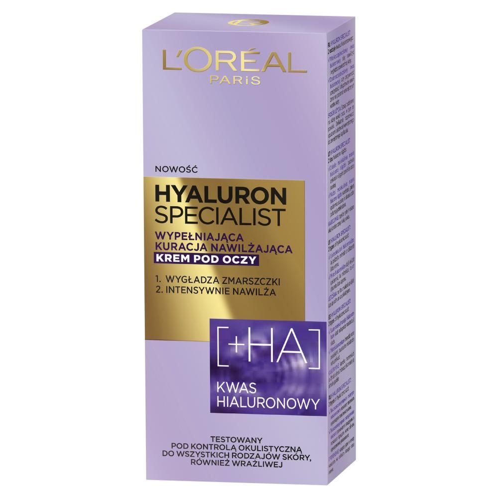 L'Oreal Paris Hyaluron Specialist Krem pod oczy 15 ml