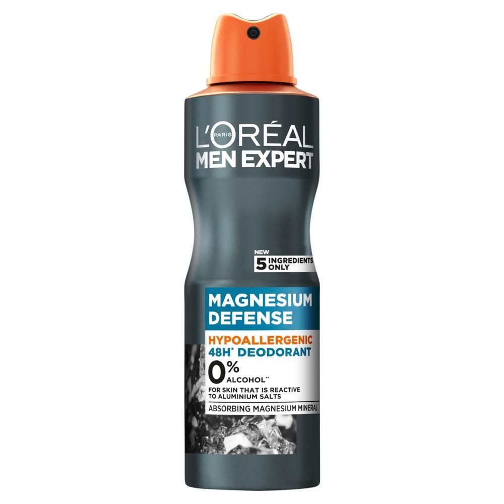 L'Oréal Paris Men Expert Magnesium Defense Hipoalergiczny dezodorant 150 ml