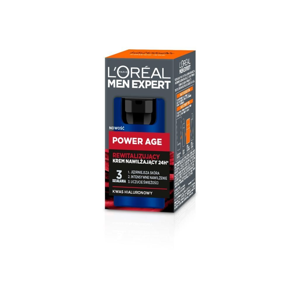 L'Oréal Paris Men Expert Power Age Rewitalizujący krem nawilżający 24h 50 ml