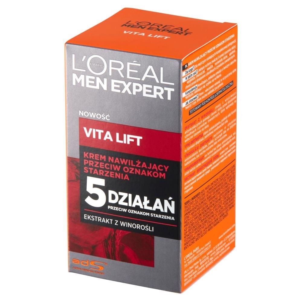 L'Oreal Paris Men Expert Vita Lift Krem nawilżający przeciw oznakom starzenia 50 ml