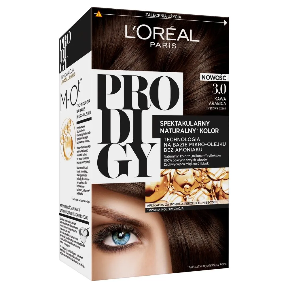 L'Oréal Paris Prodigy Farba do włosów 3.0 Kawa Arabica