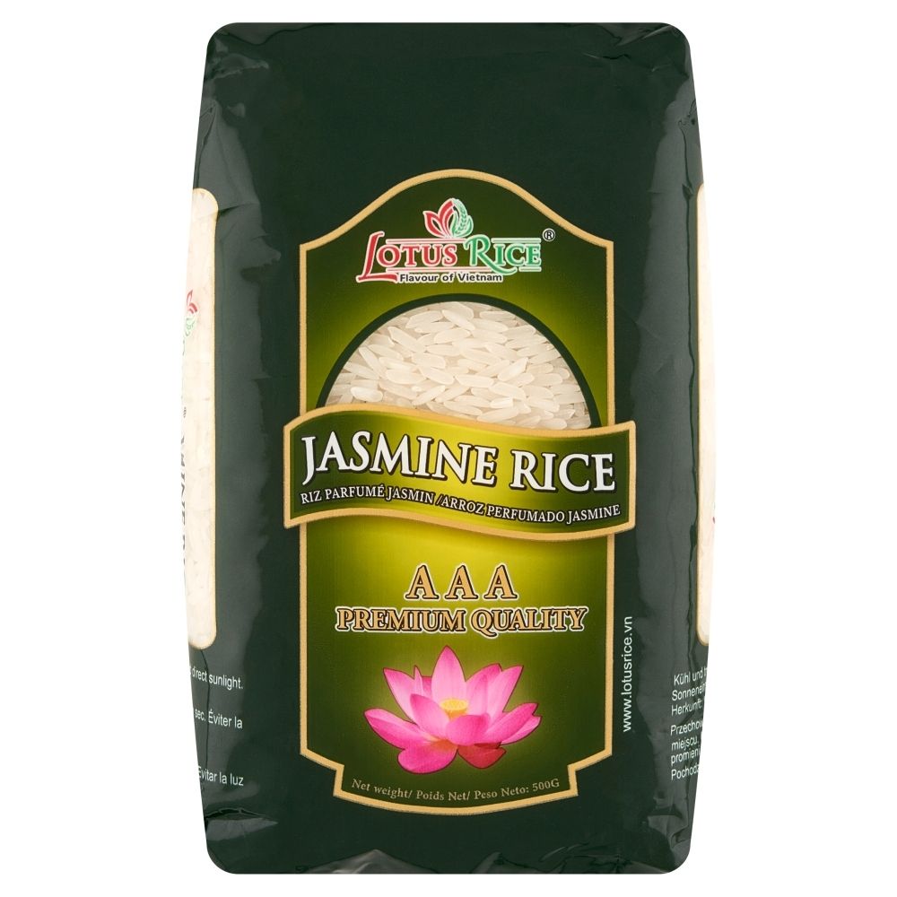 Lotus Rice Ryż jaśminowy długoziarnisty 500 g