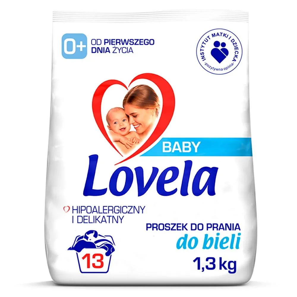 Lovela Baby Hipoalergiczny proszek do prania do bieli 1,3 kg