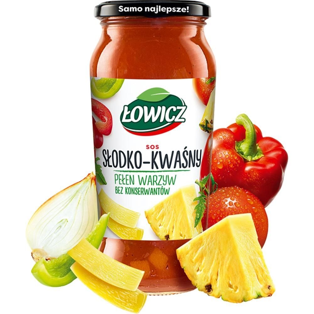 Łowicz Sos słodko-kwaśny 500 g