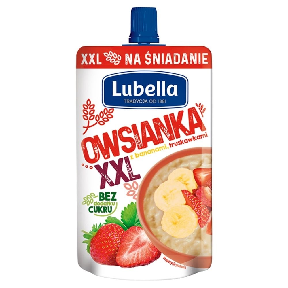 Lubella Owsianka XXL Z Bananami Truskawkami 170 G Zakupy Online Z