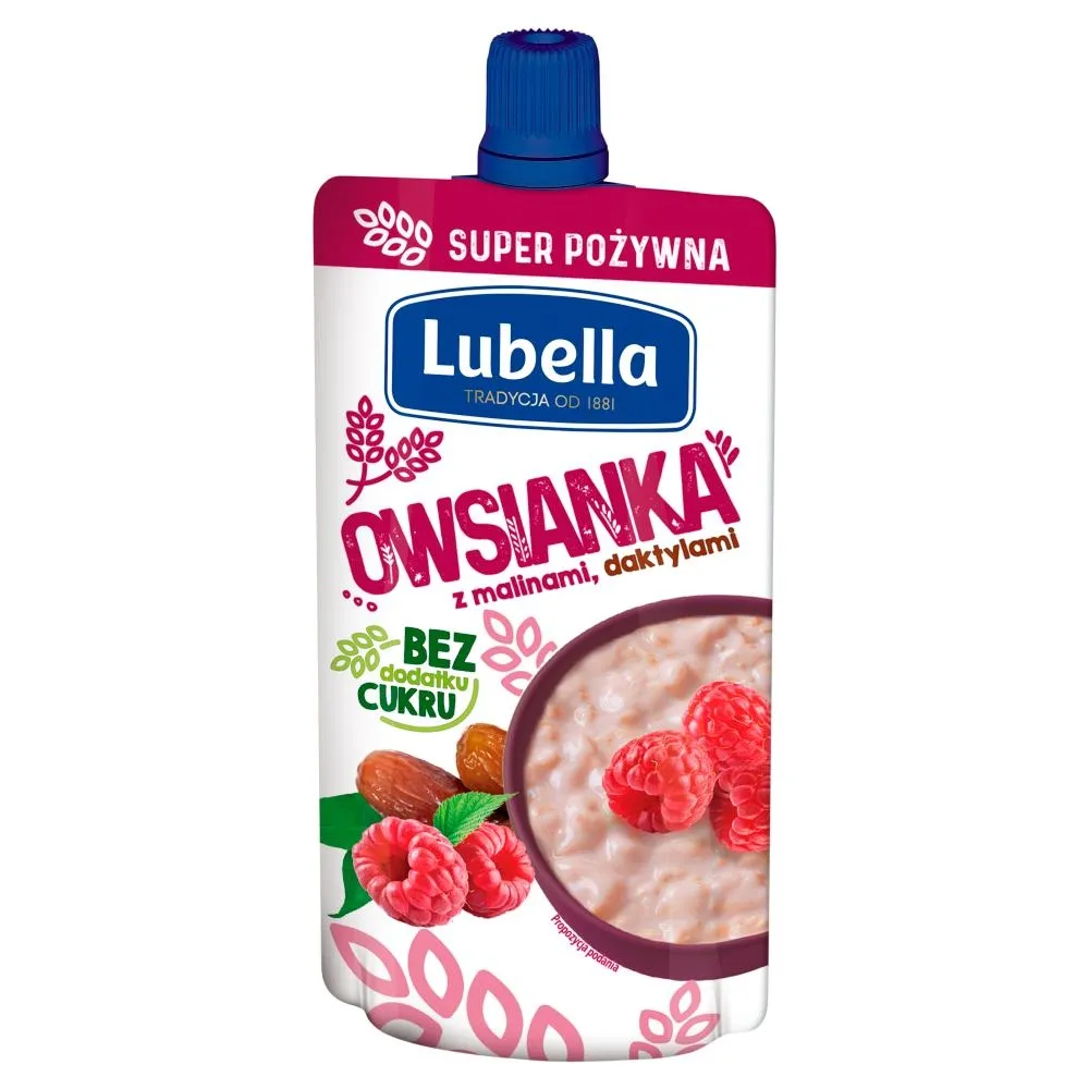 Lubella Owsianka z malinami daktylami 100 g