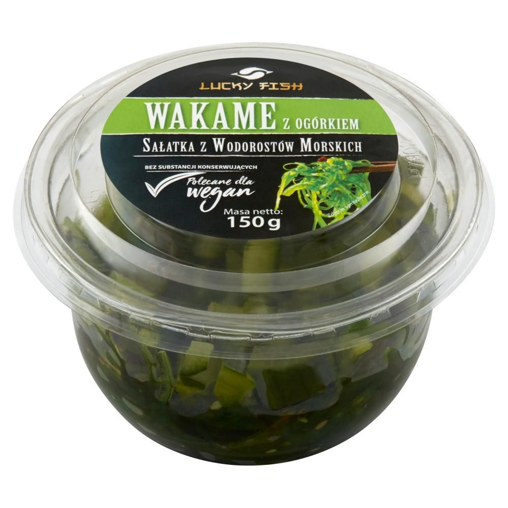 Lucky Fish Sałatka z wodorostów morskich wakame z ogórkiem 150 g