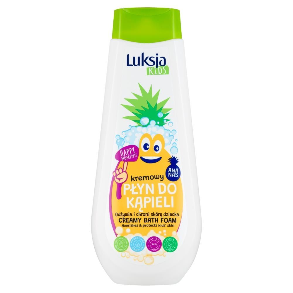 Luksja Kids Kremowy płyn do kąpieli ananas 750 ml