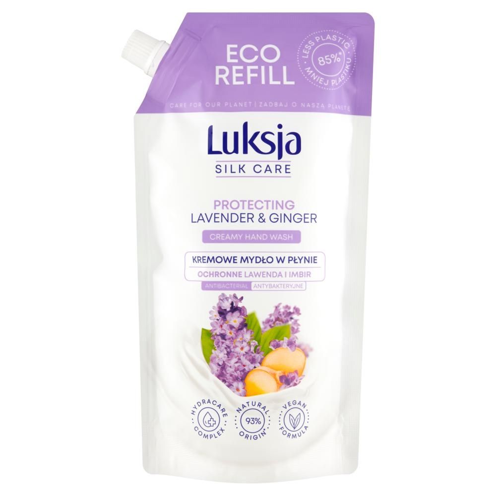 Luksja Silk Care Kremowe mydło w płynie ochronne lawenda i imbir 500 ml