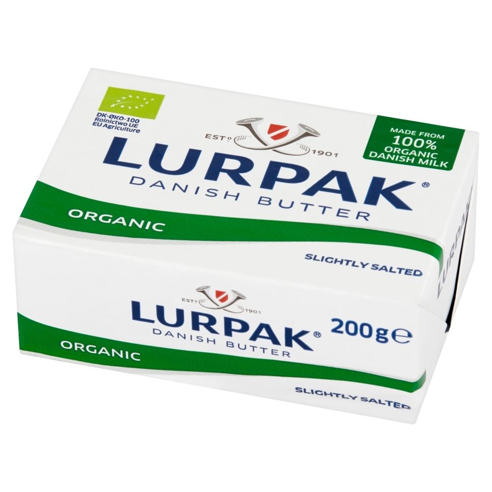 Lurpak Masło ekologiczne lekko solone 200 g