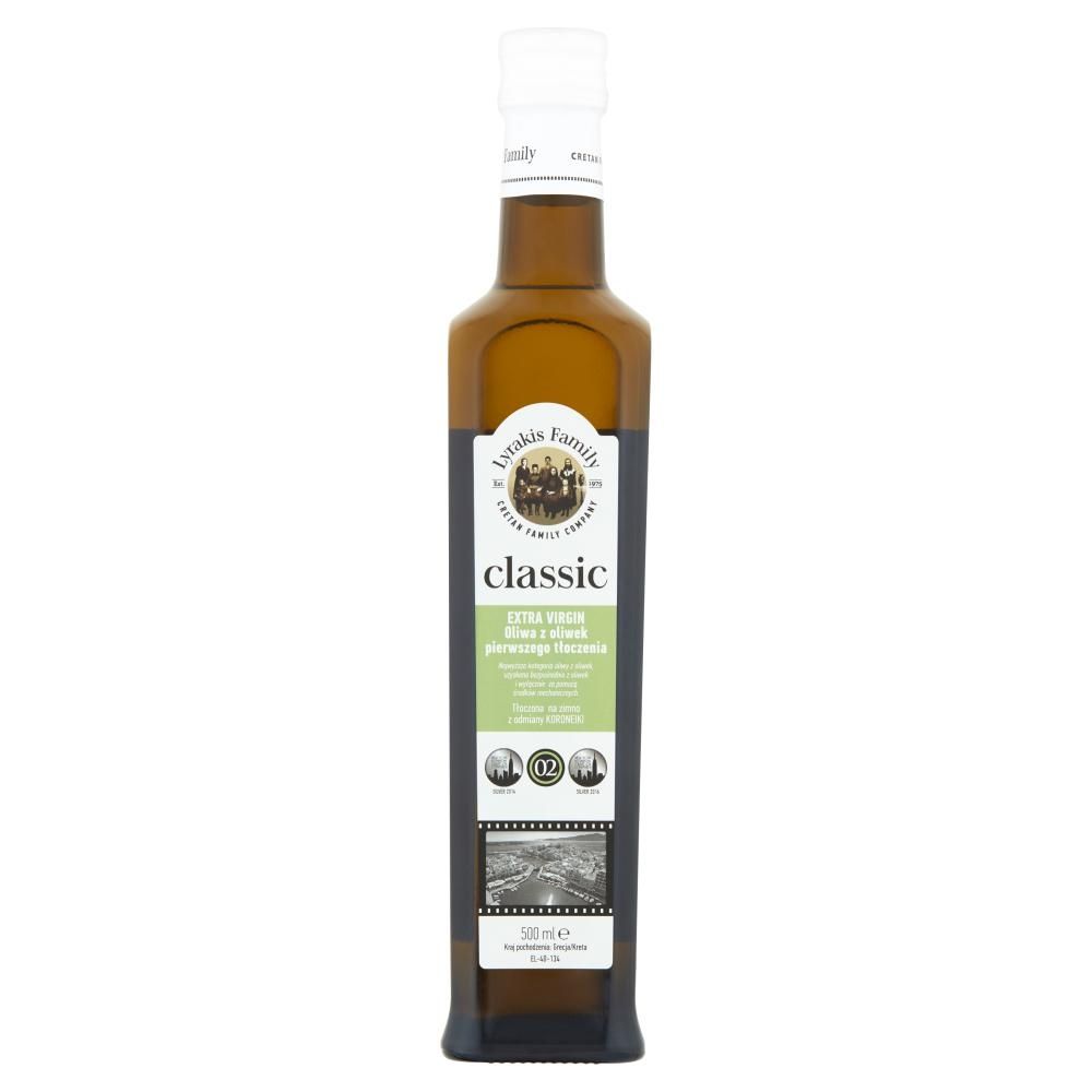 Lyrakis Family Classic Oliwa z oliwek pierwszego tłoczenia 500 ml