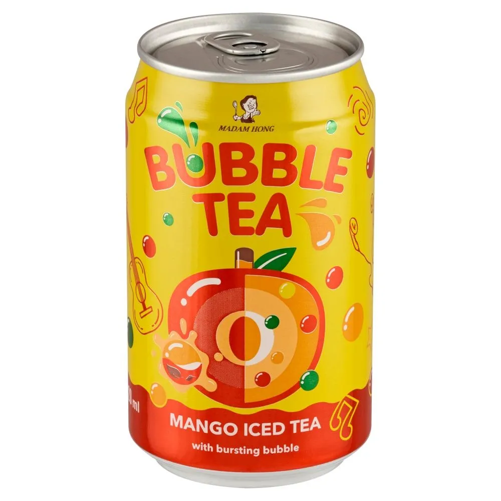 Madam Hong Bubble Tea Napój herbaciany z sokiem z mango 320 ml