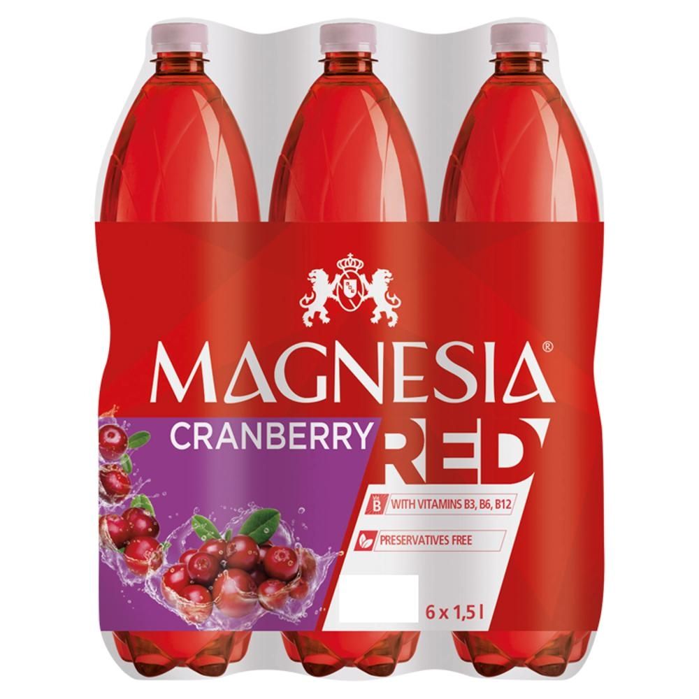 Magnesia Red Napój żurawina 6 x 1,5 l