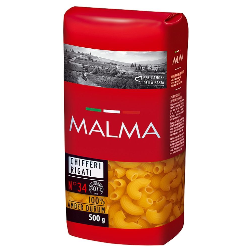 Malma Chifferi Rigati Makaron kolanka karbowane 500 g