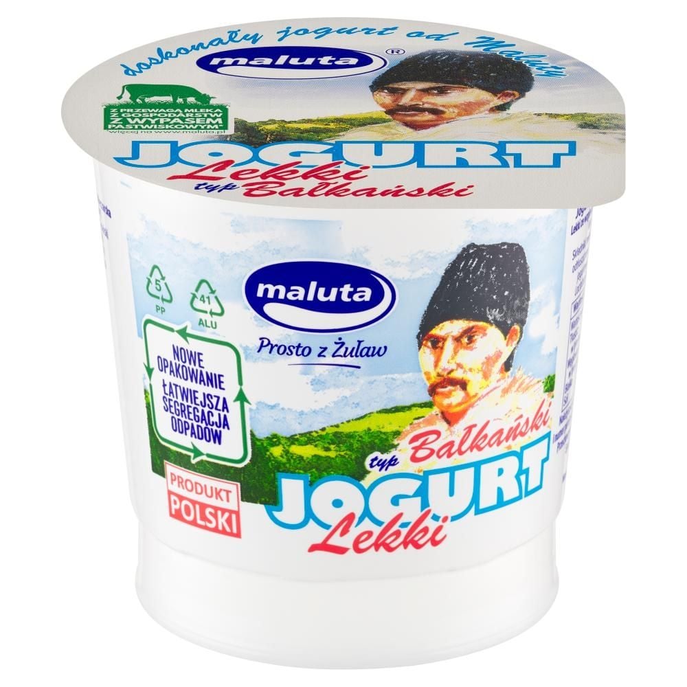 Maluta Jogurt lekki typ bałkański 340 g