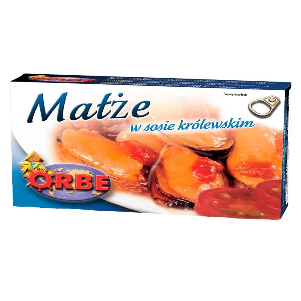 Małże w sosie królewskim 115 g Orbe