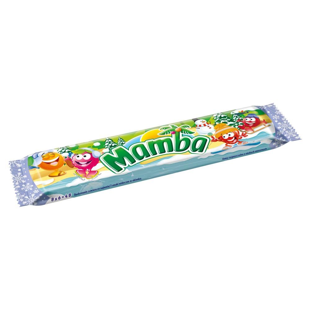 Mamba Gumy rozpuszczalne o smakach owocowych 212 g (8 x 26,5 g)