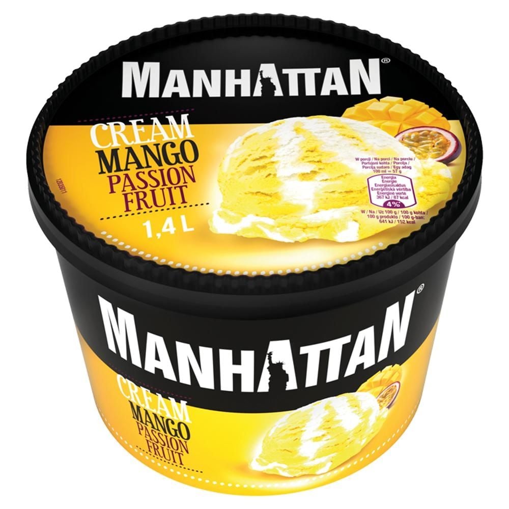 Manhattan Lody ze śmietanką i sorbet mango-marakuja 1400 ml