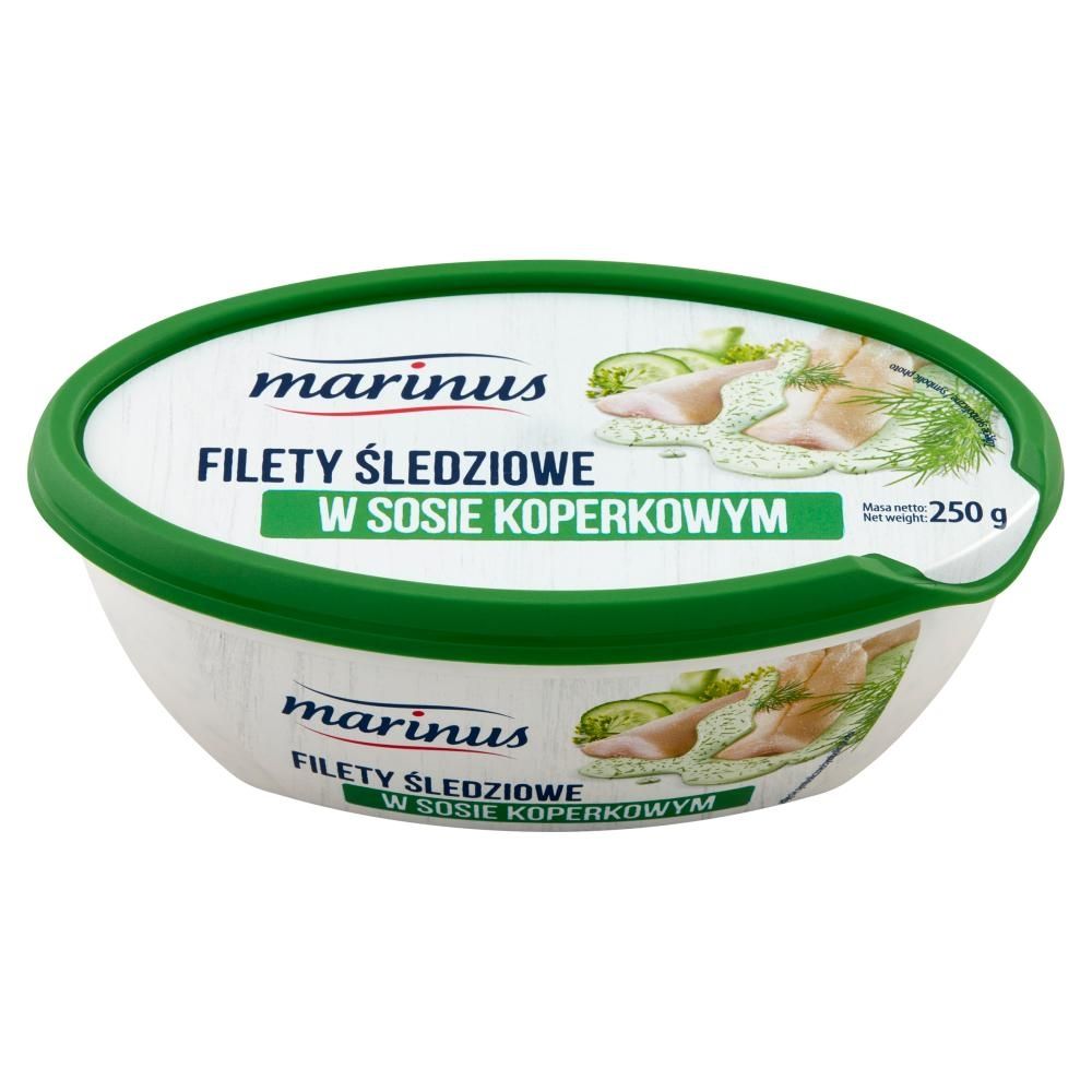 Marinus Filety śledziowe w sosie koperkowym 250 g