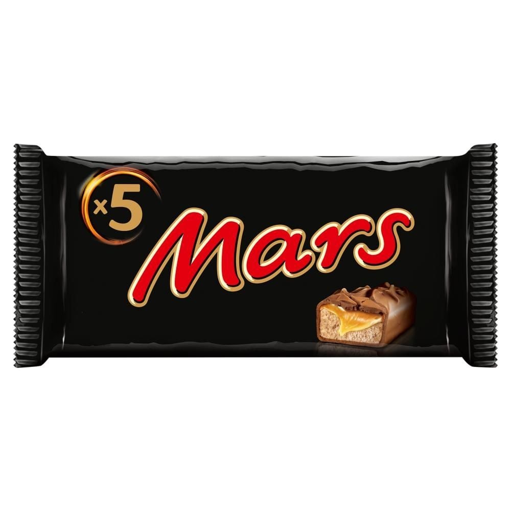 Mars Nugatowe nadzienie oblane karmelem i mleczną czekoladą 225 g (5 x 45 g)