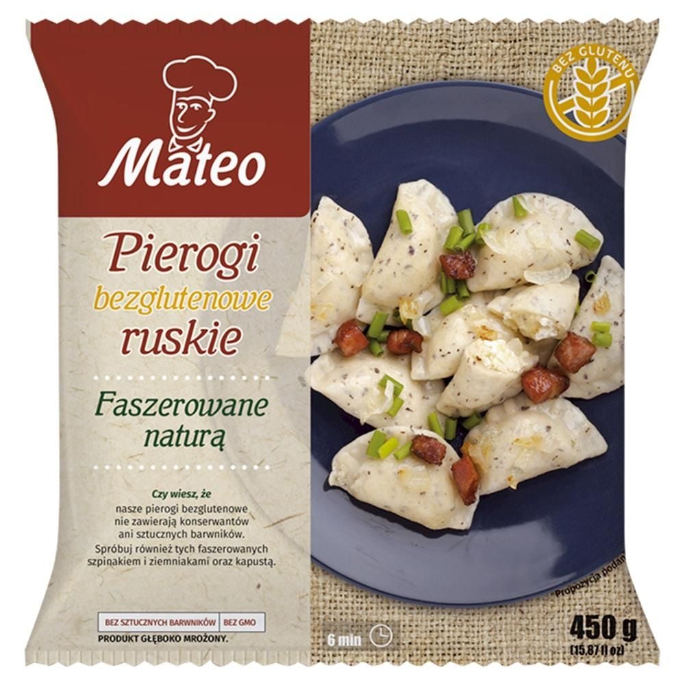 Mateo Pierogi ruskie bezglutenowe 450 g