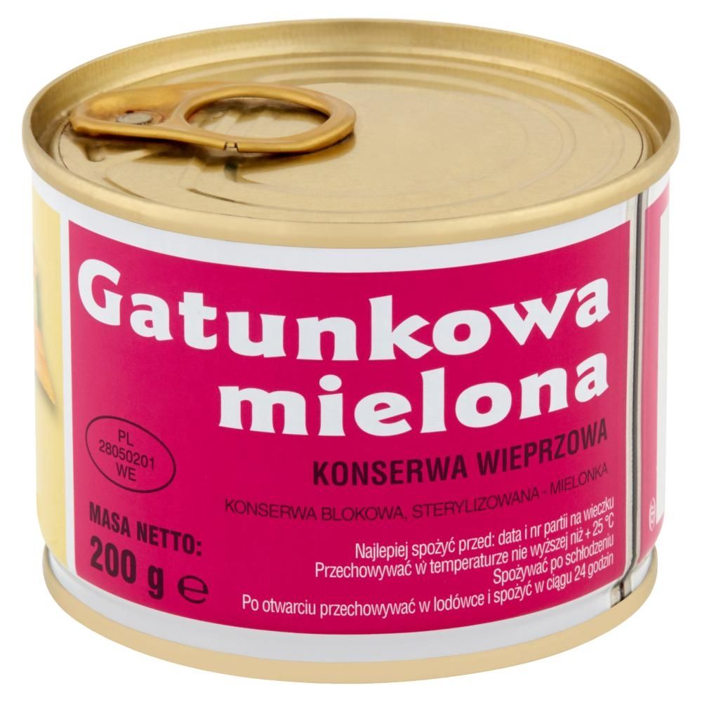 Mazury Ełk Konserwa wieprzowa gatunkowa mielona 200 g