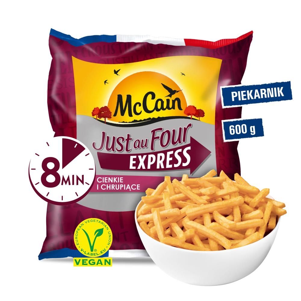 McCain Express Cienkie frytki w chrupiącej otoczce solone 600 g