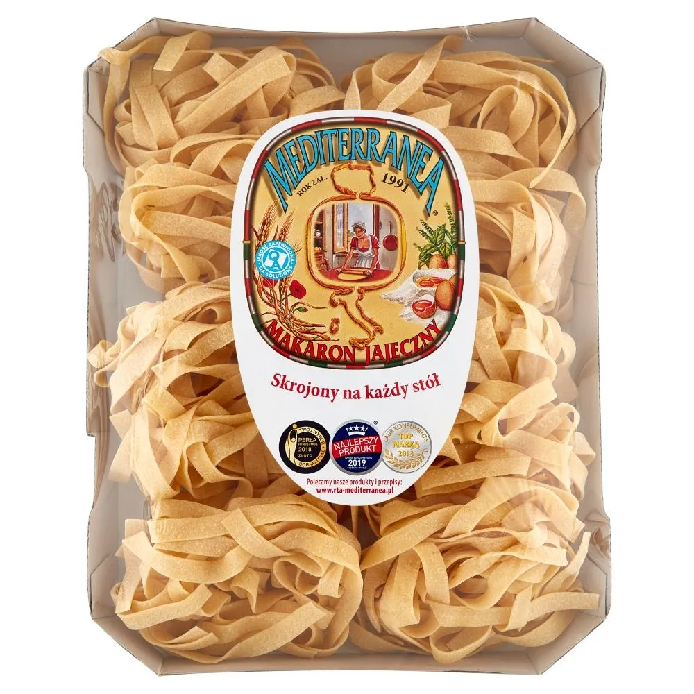 Mediterranea Makaron jajeczny 105 papardelle 500 g