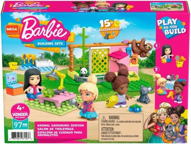 Mega Construx Barbie Salon dla zwierząt GYH09