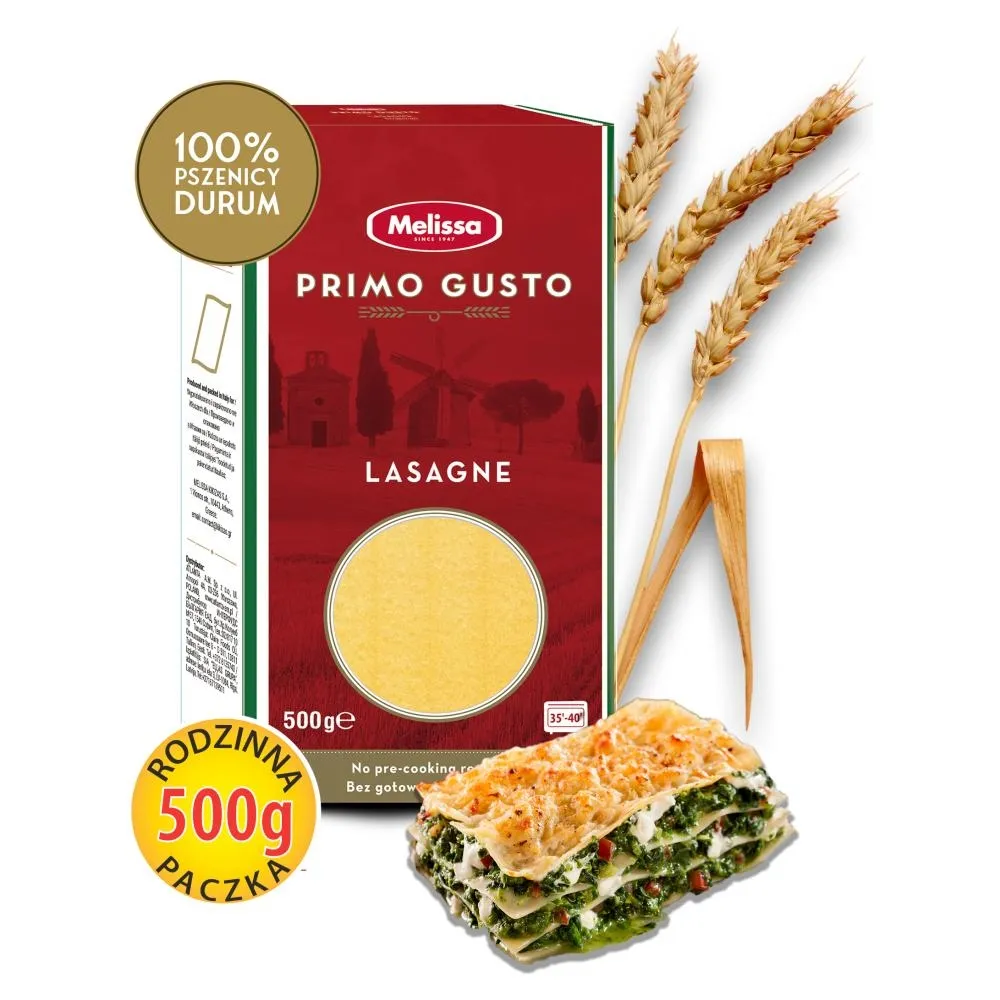 Melissa Primo Gusto Makaron lasagne 500 g